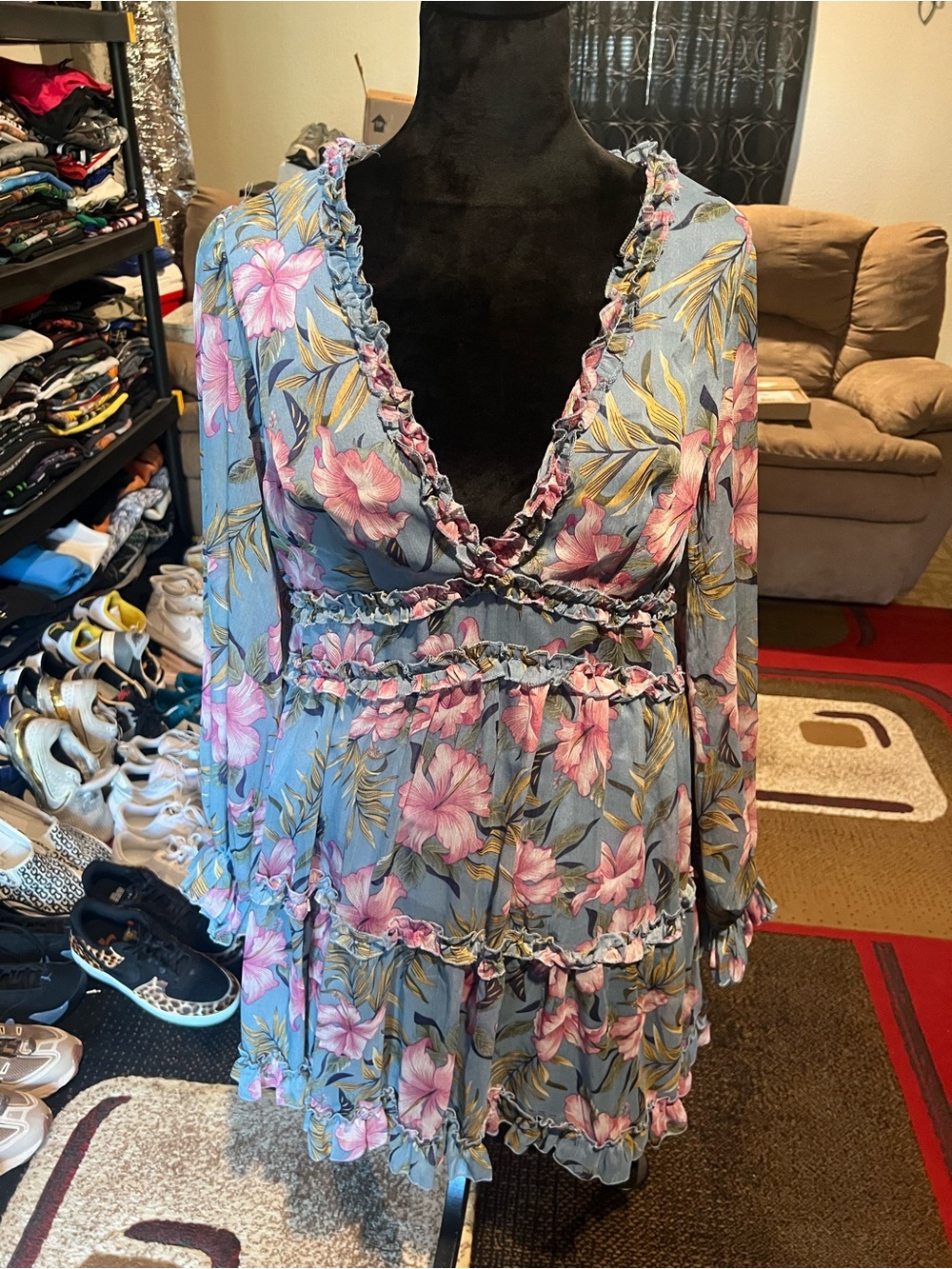 Fashion Nova Floral Dress 1X